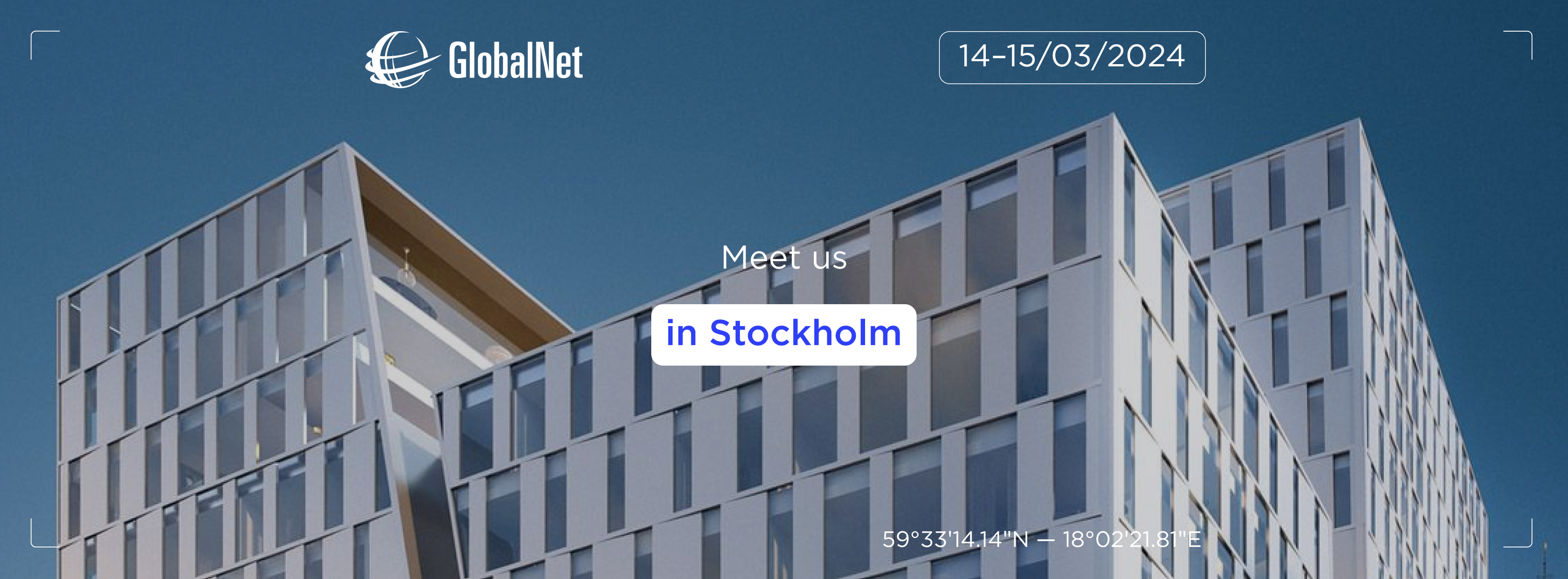 Let's meet in Stockholm